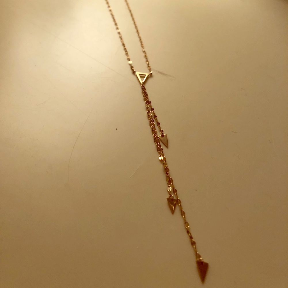 Lana lariat necklace.